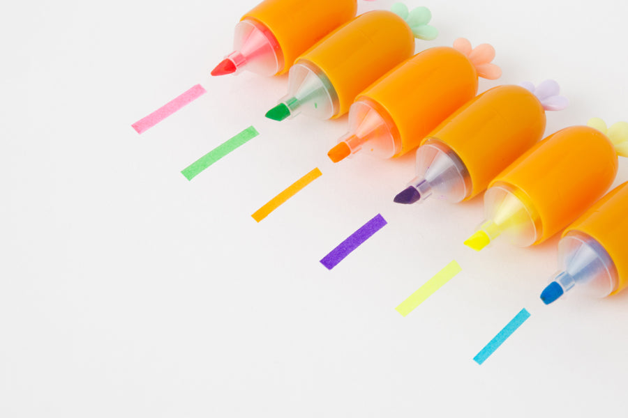 Highlighter Set Carrot 6-Color