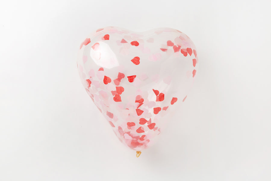 Balloon Set Pink & Red Heart