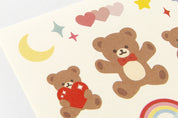 Sticker Collection File Teddy Bear 6 Holes