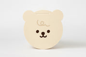 Animal Face Trash Can Beige Bichon