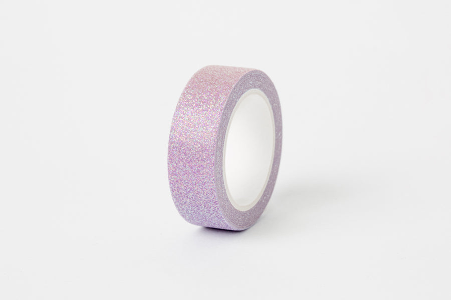 Masking Tape Glitter Pink-Purple 15mm