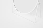 Triple Table Mirror White