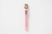 6 Colour Bear Ballpoint Pen (Pink)