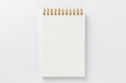 Memo Notebook Ivory Line Pencil