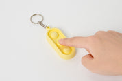 Push Pop Key Ring Long Yellow