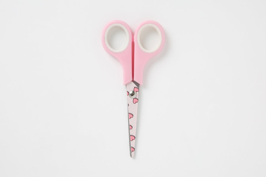 Printed Scissors Heart 14cm