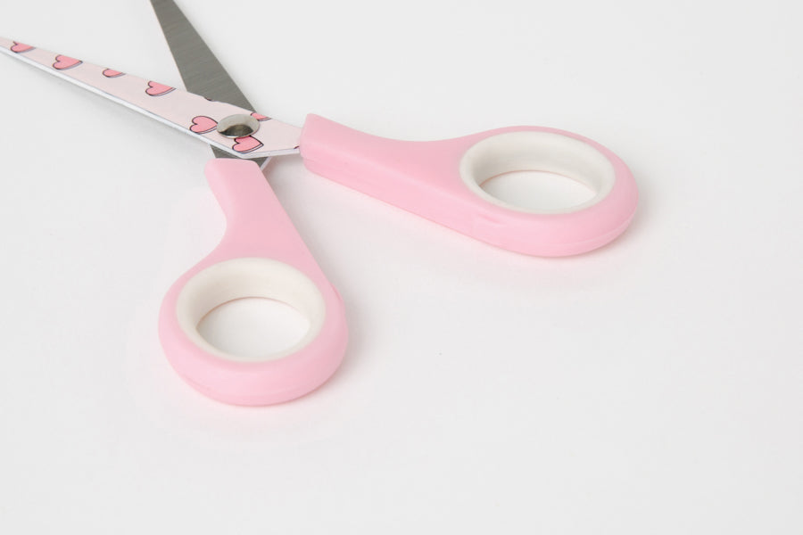 Printed Scissors Heart 14cm