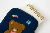 Tablet PC Pouch Teddy Bear Navy 11 inch