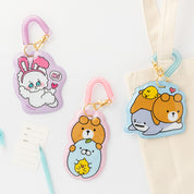 Spring Luggage Tag Galapagos Friends Blue