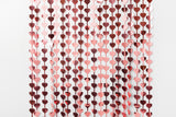 Party Curtain Rose Gold Heart