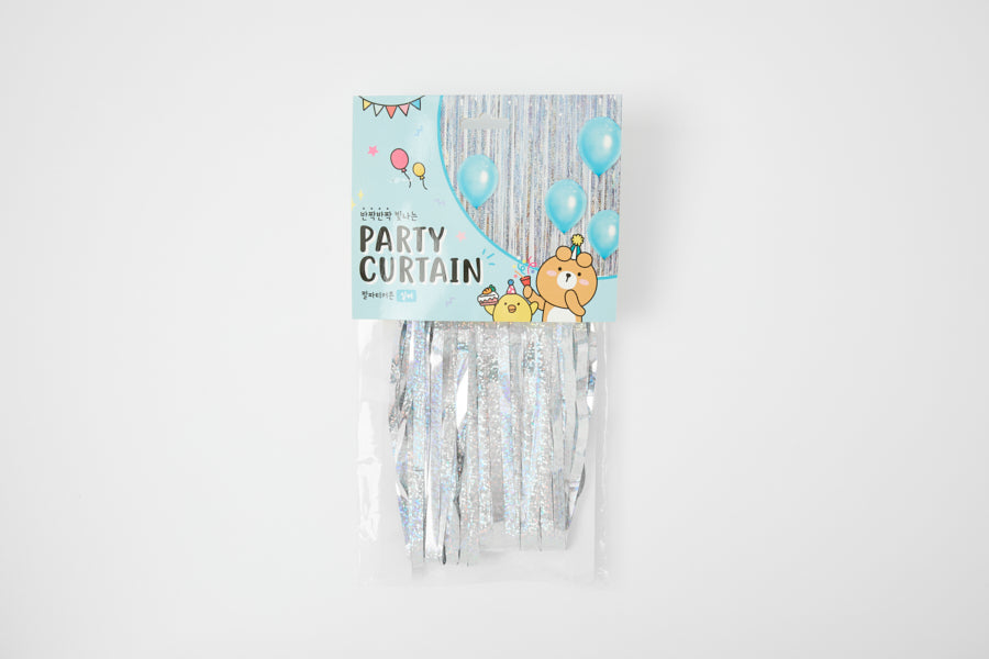 Pearl Party Curtain Silver