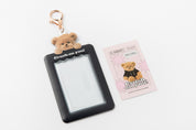 PHOTO CARD CASE HOOD BEAR BK