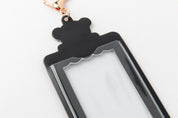 PHOTO CARD CASE HOOD BEAR BK