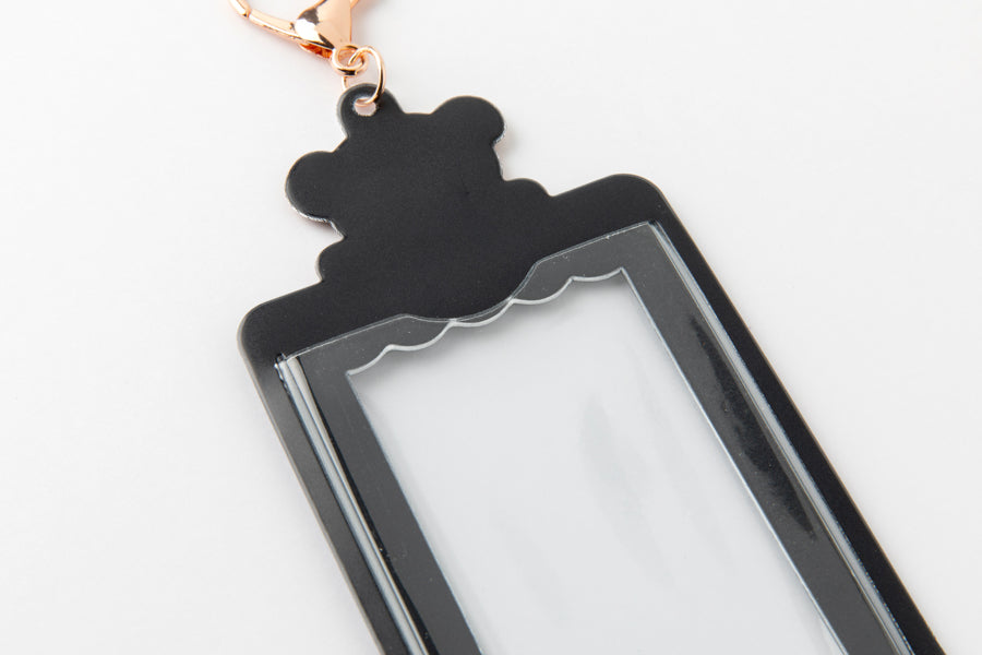 PHOTO CARD CASE HOOD BEAR BK