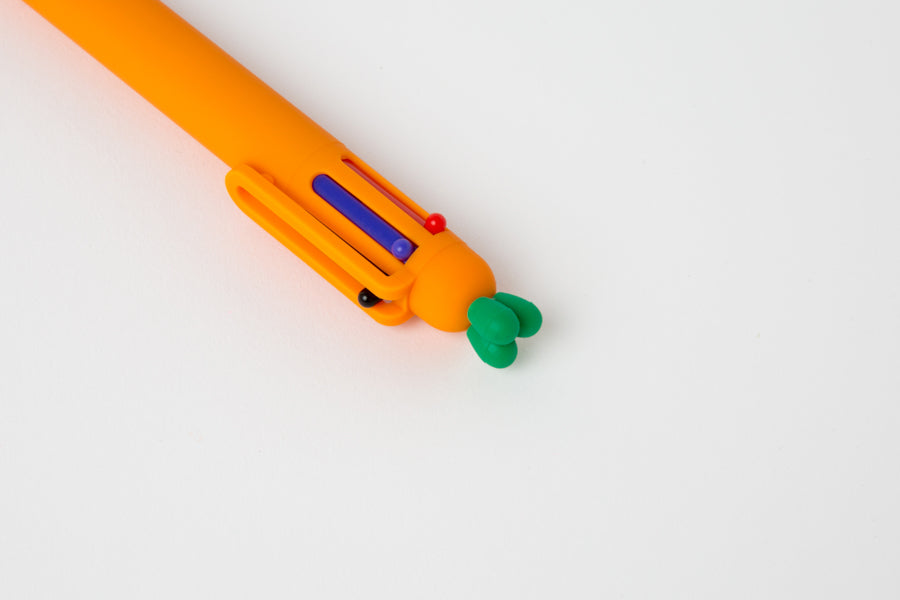 6 Color Ball Point Pen Carrot