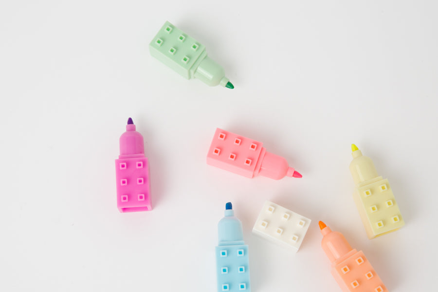 Highlighter Set Block 6-Color