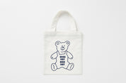 Eco Bag Teddy Bear White