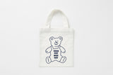 Eco Bag Teddy Bear White