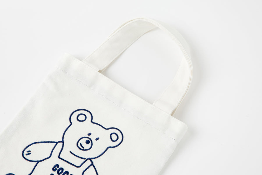 Eco Bag Teddy Bear White
