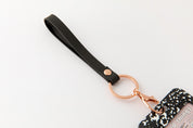 Photo Card Case Strap Keyring Hood Bear Black