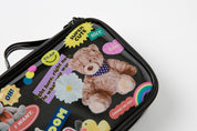 Multi-Use Pouch with Handle Bear Black