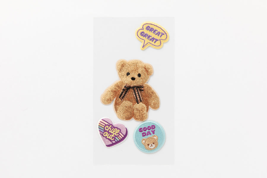 Decor Sticker Set Happy Teddy Bear