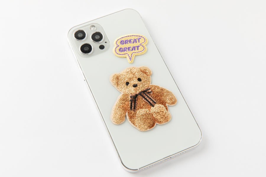 Decor Sticker Set Happy Teddy Bear