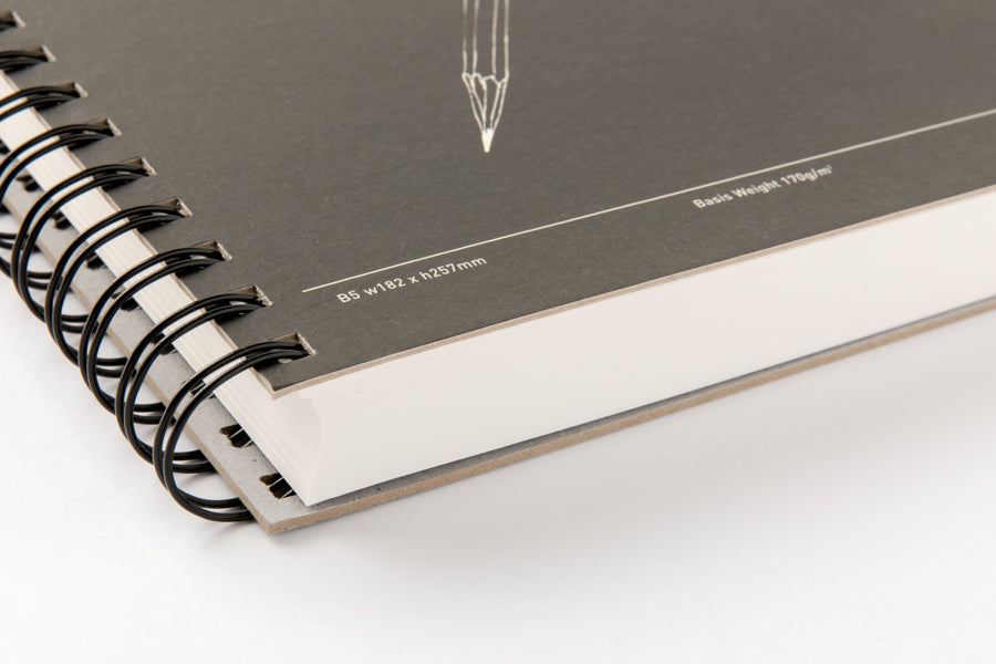 Drawing Book Hard Cover B5 Black