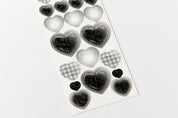 Sticker Black Heart
