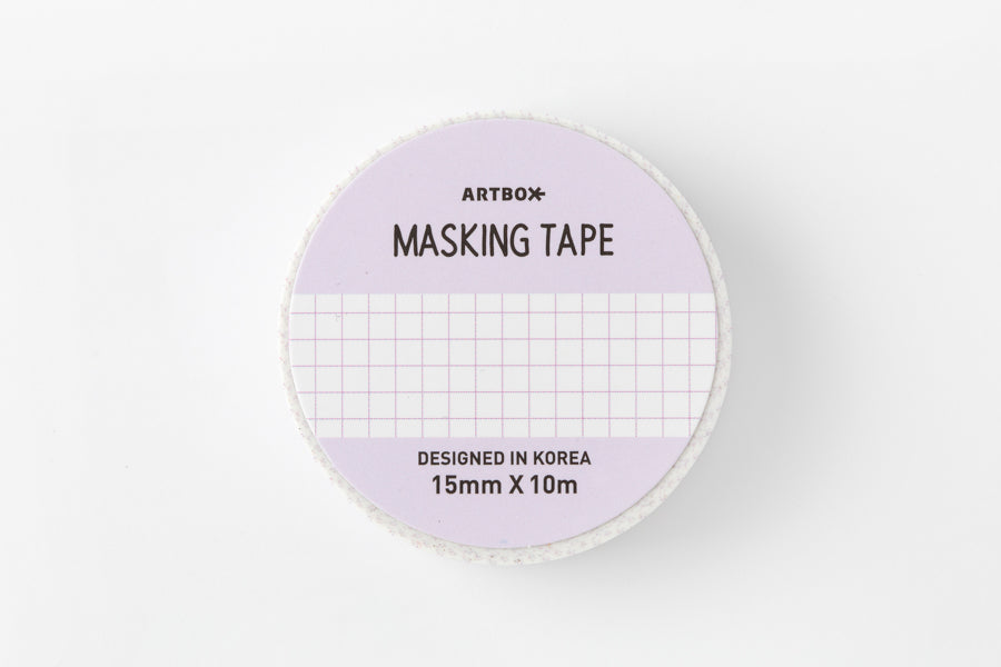 Masking Tape Purple Grid 15mm