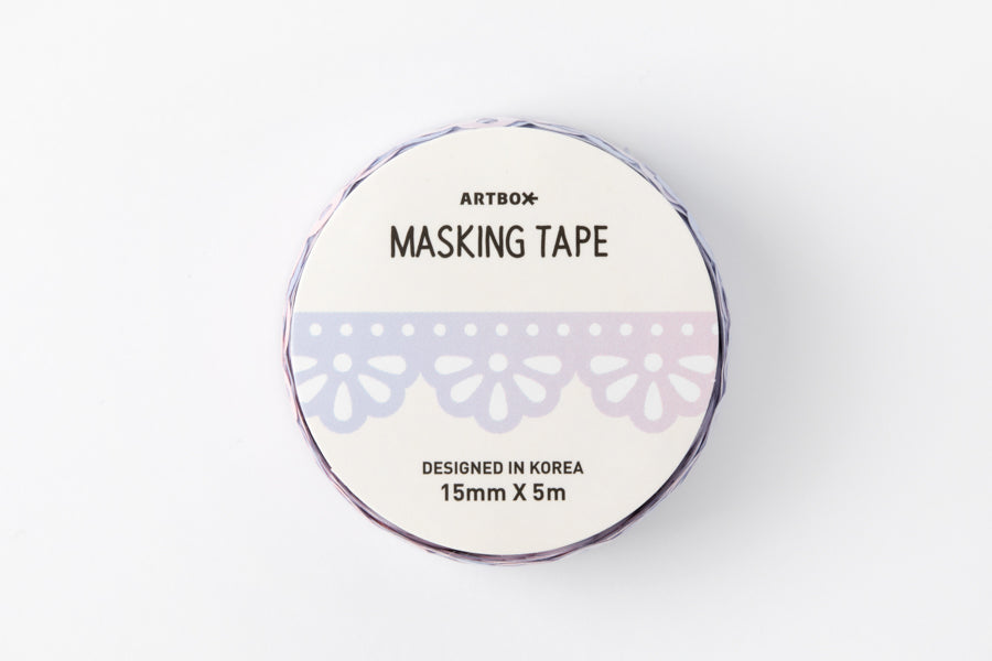 Masking Tape Pink-Purple Lace 15mm