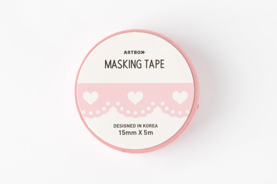 Masking Tape Pink Lace 15mm