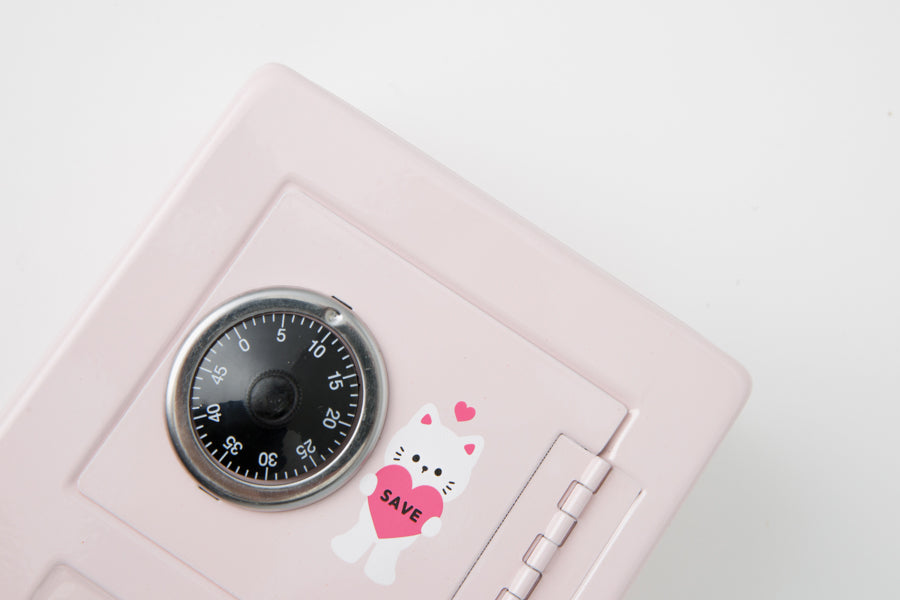 Mini Safe - Cat (Pink)