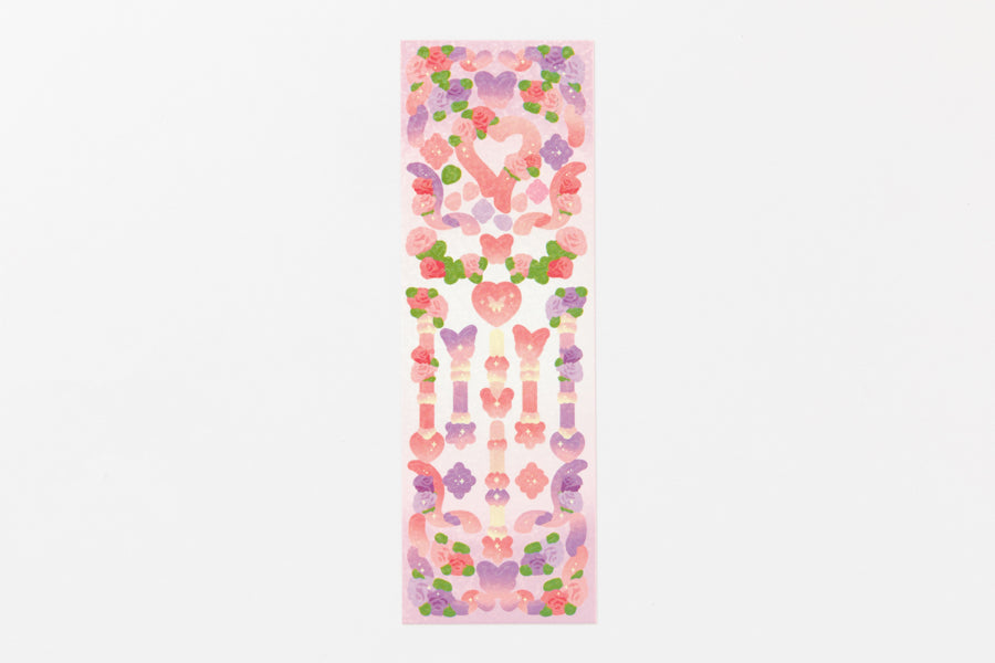 Sticker Butterfly & Rose Confetti