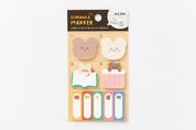 Sticky Memo Scheduler Marker Set Bear
