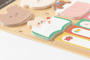 Sticky Memo Scheduler Marker Set Bear