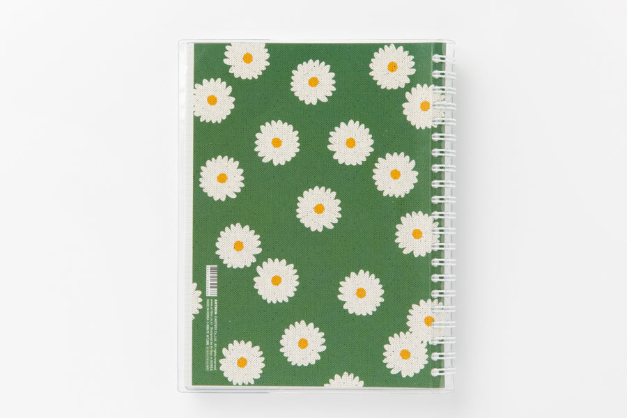 Spring Notebook Green Daisy