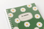 Spring Notebook Green Daisy