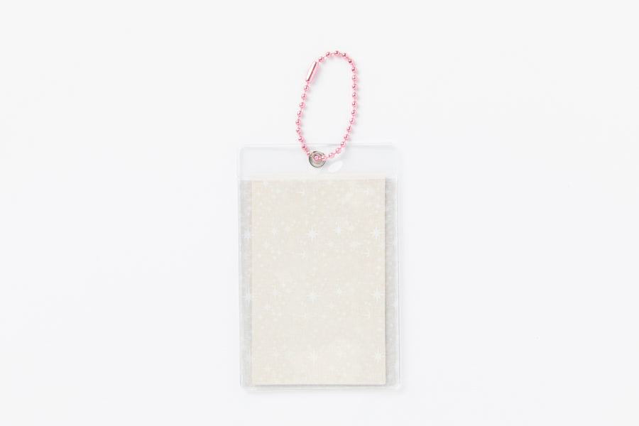 PVC Photo Card Case with Chain Star
