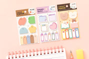 Sticky Memo Scheduler Marker Set Bear