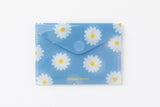 Pocket Card Case Daisy Blue
