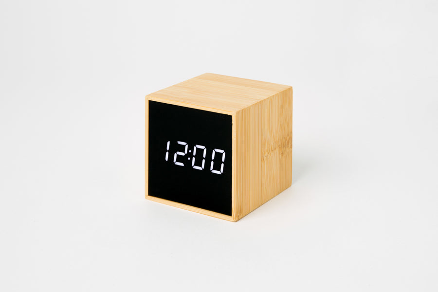 Frame Wood Clock Beige