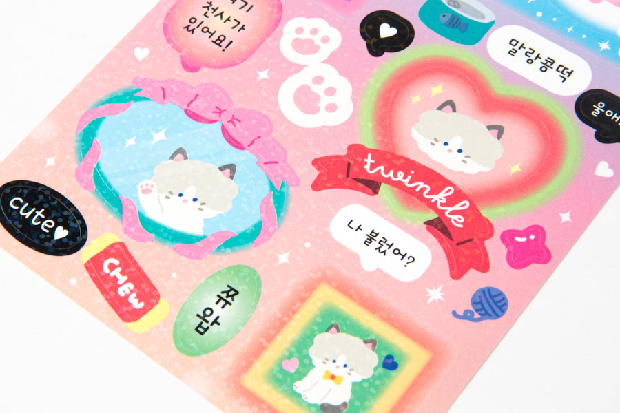Frame Sticker Cat