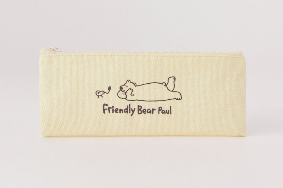 Pen Pouch Ivory Friendly Bear
