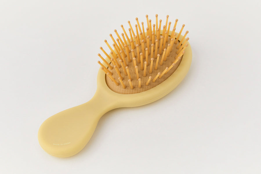 Hair Brush Bear Face Brown