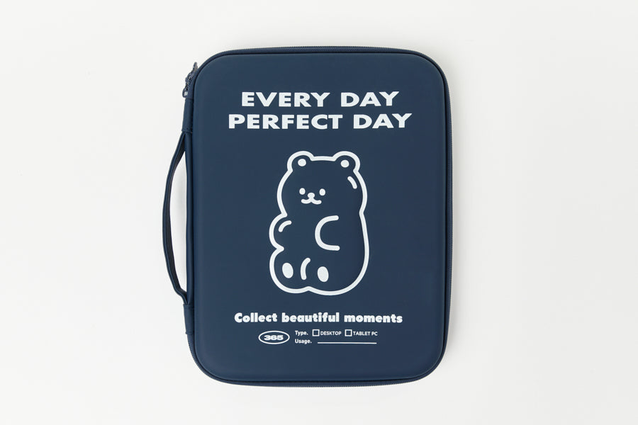 Tablet PC Pouch Jelly Bear Navy 11inch
