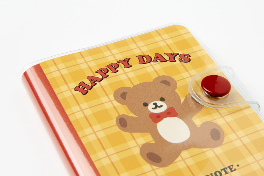 Mini Memo Notebook Brown Bear