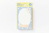 Sticky Memo Pad Blue Daisy