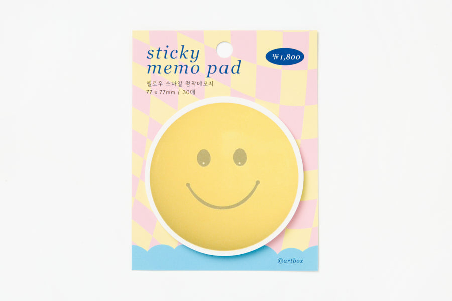 Sticky Memo Pad Smile L