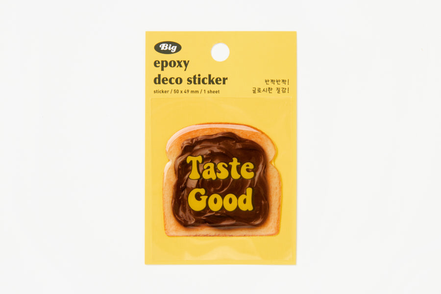 Deco Sticker Epoxy Toast King